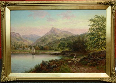 Lot 749 - Richard Hayes (19th/20th century) "Brodick Isle of Arran" Signed, also inscribed verso, oil on...