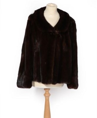 Lot 2189 - Calman Links London Dark Brown Mink Fur Jacket