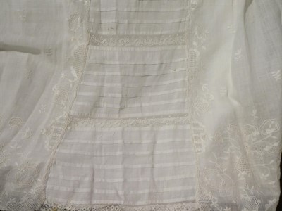 Lot 2235 - Circa 1830-1870's Baby and Children's Cotton Gowns and Dresses, comprising an empire line long baby
