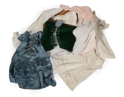 Lot 2239 - Assorted Late 19th/Early 20th Century Children's Costume, comprising boys white shorts, sailor...