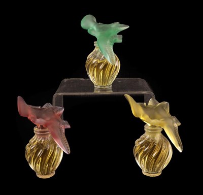 Lot 2298 - Three Nina Ricci 'L'aire Du Temps' Dummy Factice Perfume Bottles, Designed by Lalique, each...