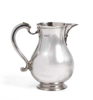 Lot 106 - A George V Silver Beer Jug, C S Harris & Sons Ltd, London 1912, in the George II style, with a...