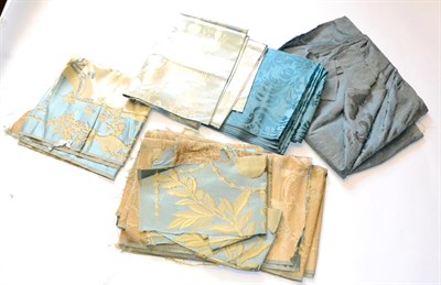 Lot 140 - Assorted Late 19th Century and Early 20th Century Fabric Lengths and Remnants including a Woven...