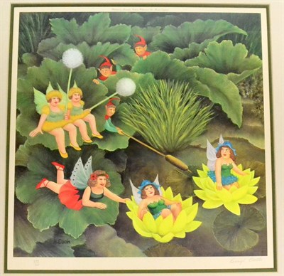 Lot 178 - After Beryl Cook (1926-2008)  ''Fairies & Pixies''  Signed in pencil and numbered 379/650 a...