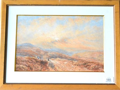 Lot 185 - Attributed to George Weatherill (1810-1890)  ''On the High Moors, Cleveland'' Watercolour,...