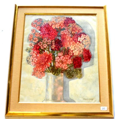 Lot 247 - Carlyle Brown (1920-1963) American  ''Sicilian Bouquet'' Signed and dated (19)56, signed, dated and