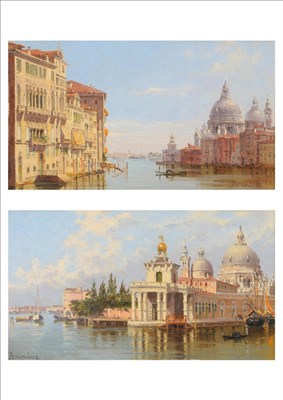 Lot 807 - Antonietta Brandeis (1849-1910) Hungarian The Basilica Di Santa Maria della Salute The Grand...