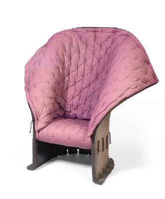 Lot 612 - Gaetano Pesce for Cassina: ''I Feltri'' Armchair, the frame of stitched thick wool felt impregnated