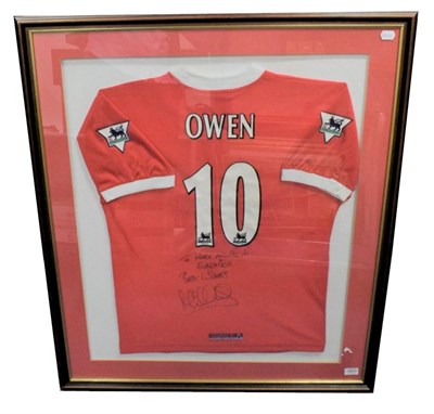 Lot 3014 - Liverpool FC No.10 Signed Football Shirt signed 'To Mark And All At Euremica Best Wishes...