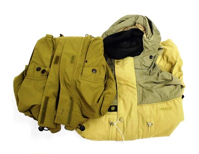 Lot 3034 - A Hardy Waterproof Wading Jacket, size medium and a Barbour waterproof wading jacket, size...