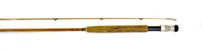 Lot 3038 - A Hardy, ''The Keith Rollo'', two-piece, palakona, trout fly rod, No.E32808, 9 ft. 6 in., cloth bag