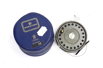 Lot 3049 - A Hardy, The ''St. George'', 3 3/4 in. Alloy Fly Reel, agate line guide, nickel tension adjuster to