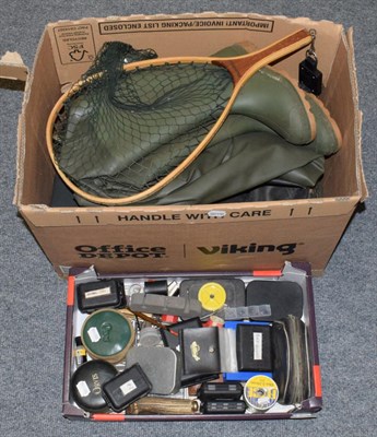 Lot 3077 - A Collection of Fishing Tackle, including Daiwa carbon and other rods; Orvis fly reels; keep...