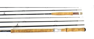 Lot 3085 - Two Hardy Fly Rods, comprising a ''Hardy Gem Salmon Fly'', four-piece, carbon, salmon fly rod,...