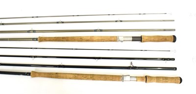Lot 3086 - Two Hardy Fly Rods, comprising a ''The Hardy Gem Salmon Fly'', four-piece, carbon, salmon fly...