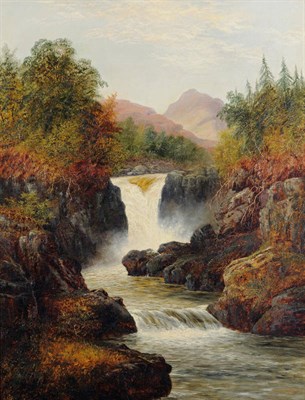 Lot 853 - William Mellor (1851-1931) "Capel Curig, North Wales" Signed, indistinctly inscribed on the...