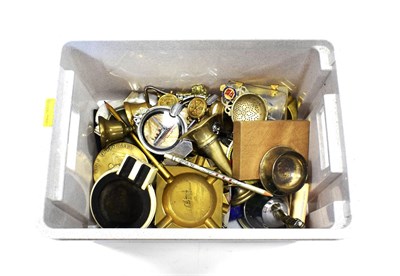 Lot 3145 - Cunard Queen Mary Group including ashtrays, handbells, two Daily Record Medals, pencils, tea...