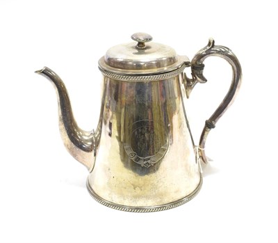 Lot 3152 - Glasgow & Liverpool Royal Steam Packet Company Large Coffee Pot 9'', 23cm high