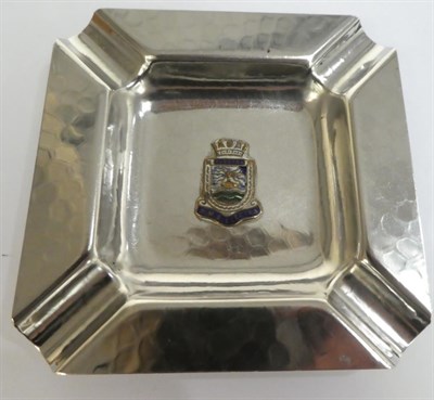 Lot 3169 - Naval Group including Tankard HMS Dampier; ashtrays: 2xGlamorgan, Rothesay, Electra, 2xLondon...