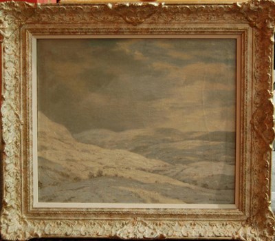 Lot 862 - George Graham RSW, RI, ROI(resigned), RBA (1881-1949) Winter landscape in the Dales, said to be...