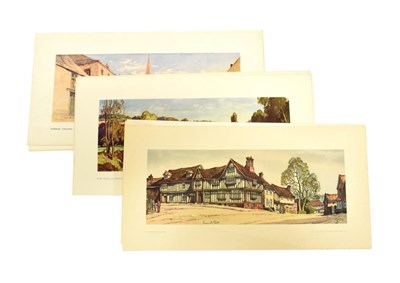 Lot 3230 - Carriage Prints Immingham Docks, Lincolnshire; Laversham Suffolk;  3xRichmond, Yorkshire;...