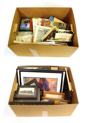 Lot 3240 - Various Railway Related Prints And Publications (qty)