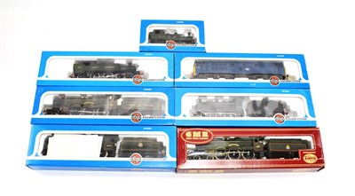 Lot 3253 - Airfix OO Gauge Locomotives  54121 Royal Scot, 54124 Caerphilly Castle, 54150 Prairie tank,...