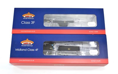 Lot 3279 - Bachmann OO Gauge DCC BR Locomotives 31882 Class 4f 43924 and 31625ZB Class 3F 43586 produced...