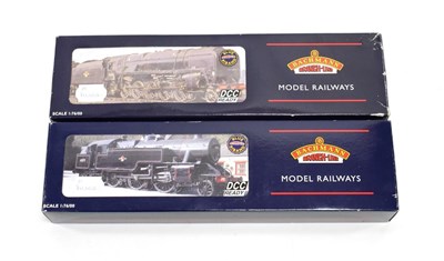 Lot 3281 - Bachmann OO Gauge DCC BR Locomotives 32876 Fairburn Tank 42096 and 32854 Class 9F 92006 (both E...