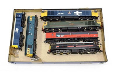 Lot 3304 - Hornby (China) OO Gauge Diesel Locomotives 50007 Sir Edward Elgar, Fragonset Railways 31468 and...