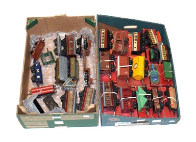 Lot 3330 - Hornby O Gauge Various Boxed Wagons a collection of 16 assorted examples including a few M...