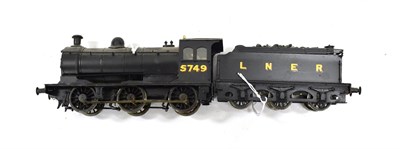 Lot 3339 - Constructed O Gauge Kit With Motor Of A Worsdell Class J26 0-6-0 Locomotive finished in black...