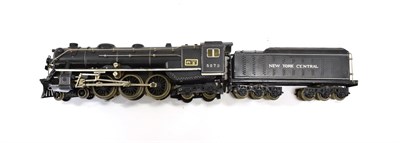 Lot 3364 - Marklin O Gauge 20-Volt 4-6-4 New York Central Locomotive 5273 And 12 Wheel Bogie Tender black with