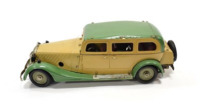 Lot 3401 - Marklin (Germany) Constructor Limousine green/fawn (largely repainted to a good standard)