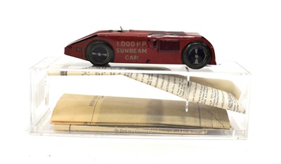 Lot 3406 - Sunbeam Land Speed Record Car Given with Nelson Lee magazine 28/11/27 4 1/4'', 11cm (G-E)