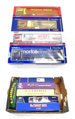 Lot 3439 - Corgi Articulated Vehicles including CC13705 Scania Scott Trawlers, CC12807 Scania Cyril...