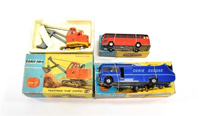 Lot 3470 - Corgi 1126 Ecurie Ecosse Racing Car Transporter (E-G box G-F) 1120 Midland Red coach (G box...