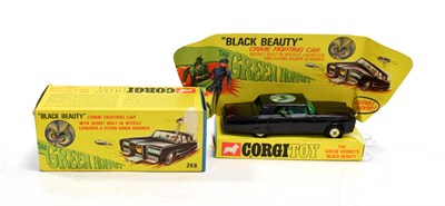 Lot 3474 - Corgi 268 The Green Hornets Black Beauty with spinners, missile and instructions, (E box G-E,...