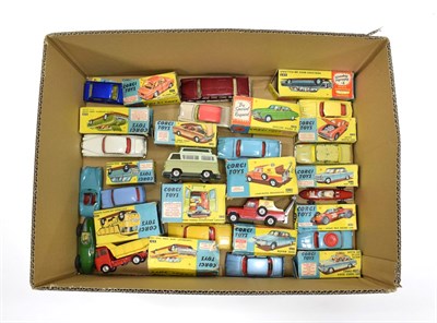 Lot 3478 - Corgi Assorted Vehicles including Motor school car, Ferrari F1, Fiat 1800, Aston Martin DB4,...