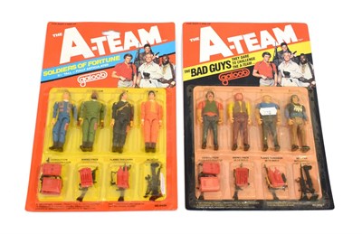 Lot 3506 - Galoob The A Team Two Multi-Figure Packs (i) The Bad Guys (ii) Soldiers of Fortune (both in...