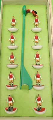 Lot 3512 - Subbuteo Various 1970's Items including teams: AC Milan, Leeds U, Chile and Arsenal (all...
