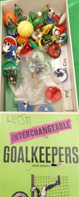 Lot 3512 - Subbuteo Various 1970's Items including teams: AC Milan, Leeds U, Chile and Arsenal (all...