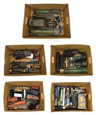 Lot 3516 - Various Manufacturers A Collection Of Assorted Tin And Other Model Locomotives various scales...