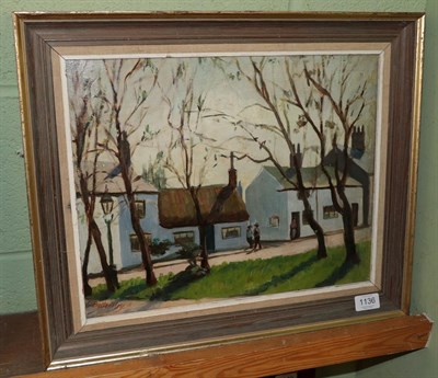 Lot 1136 - Fred Bottomley (1883-1960) 'Churchtown, Southport', signed and labelled verso, oil on board,...