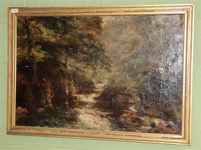 Lot 1153 - British School (19th century) Fisherman on the Lune Valley, oil on canvas, 60cm by 90cm