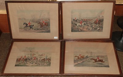 Lot 1168 - After Henry Alken, a set of four hunting prints