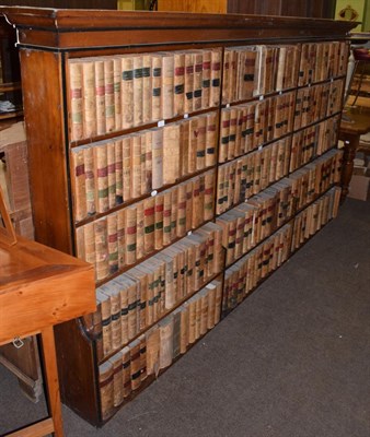 Lot 1218 - A large quantity of late 19th century and early 20th century leather-bound law reports...