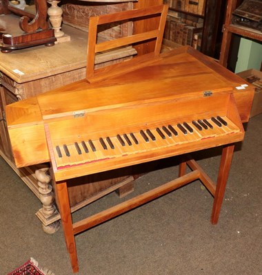 Lot 1224 - A 20th century pine spinette