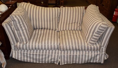 Lot 1242 - A Knoll style sofa with removable covers