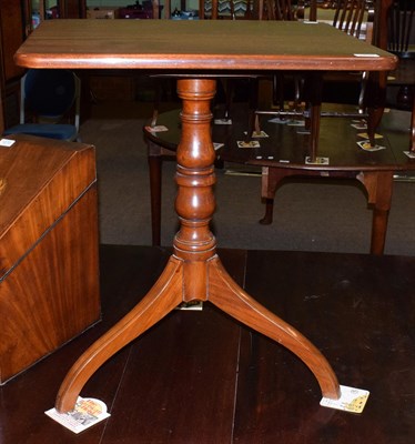 Lot 1269 - A Regency mahogany tilt-top tripod table, 69cm high